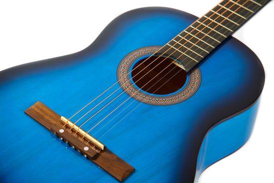 Классическая гитара с металлическими струнами Fabio MTL-39 BLS (4/4, 39")