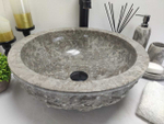Раковина из мрамора Bowl Grey Marmo тепл BM-60282 40*40*15