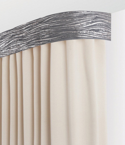 Пластиковый карниз с тиснением Legrand 3-х рядный Эдельвейс 3000 мм