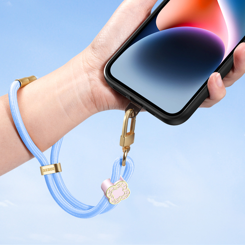 Ремешок на запястье для телефона синего цвета (Sky Blue) от Dux Ducis, серия GARDEN Series Short Phone