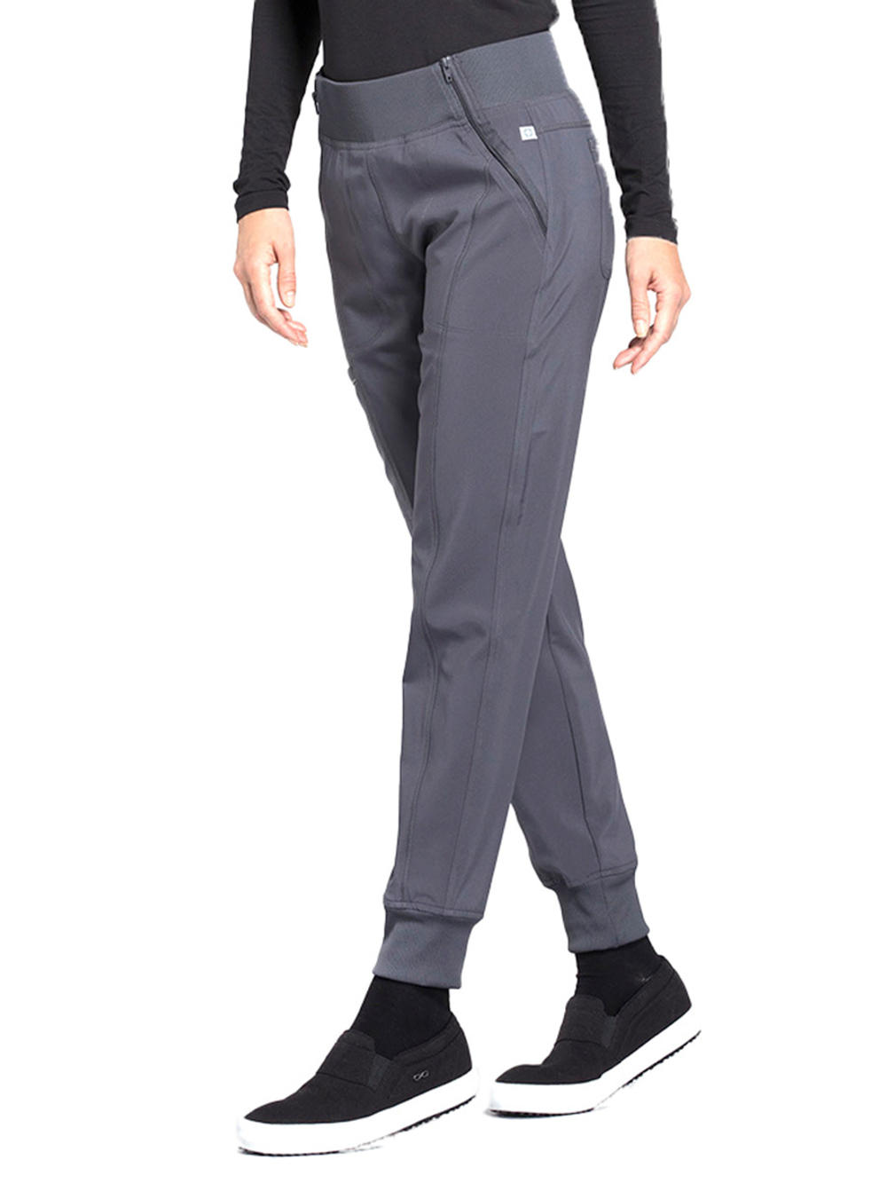 Брюки медицинские женские Cherokee CK110AT на резинке, серый, 48