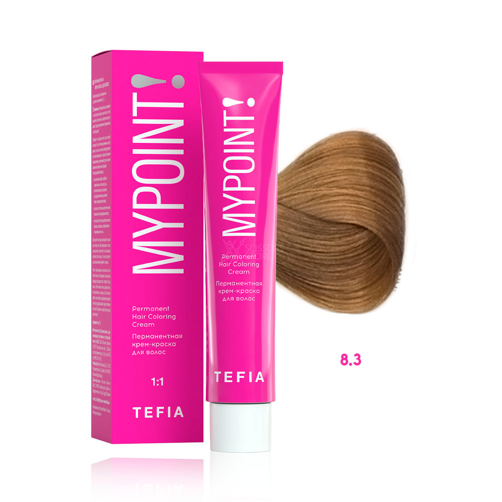 TEFIA Перманентная крем-краска для волос MYPOINT 60мл