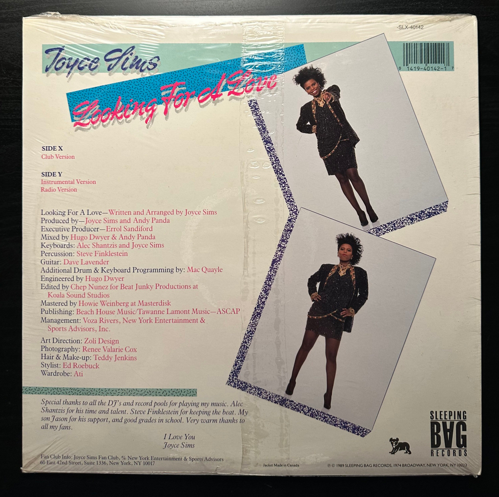 Joyce Sims - Looking For A Love (США 1989г.)