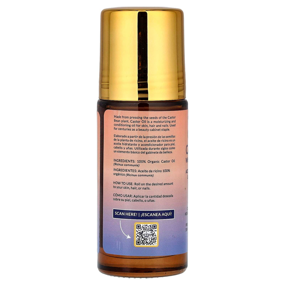 Queen of the Thrones, Органическое касторовое масло с розовым кварцем, 50 мл (1,7 жидк. Унции)