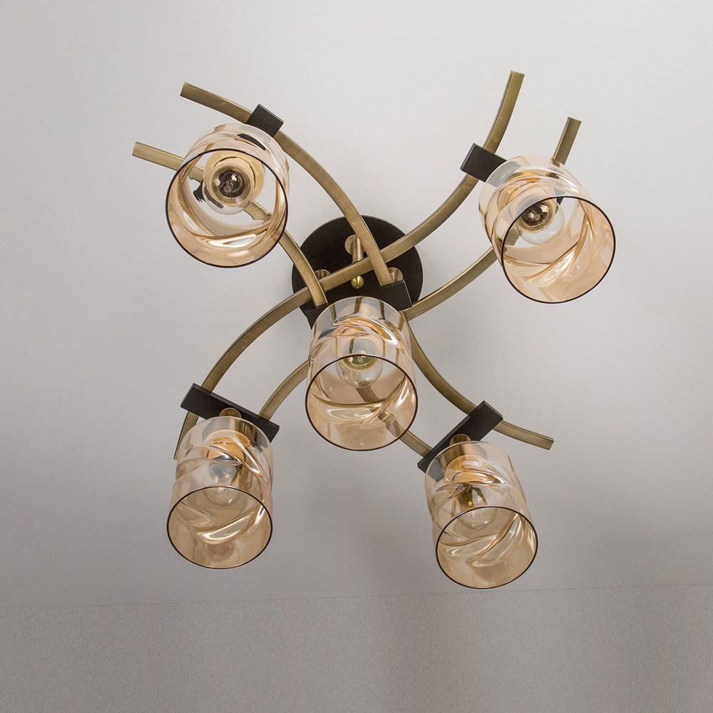 Citilux Мерида CL142154 Люстра с поворотными плафонами Бронза