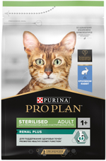 ProPlan 400г Sterilised Renal Plus Сухой корм для стерилизованных кошек Кролик