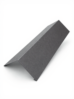 Конёк кровельный (планка конька плоского), 145*145*2000мм, Комплект 2шт, RAL7024, 0,45мм