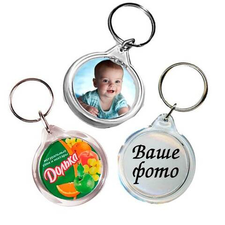 Акриловый брелок для ключей