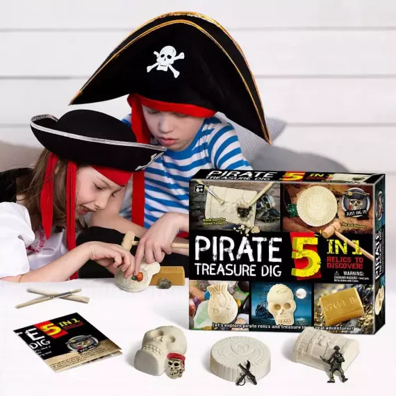 5 in 1 Pirate Treasure Dig Kit