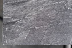 "Венето" обеденный стол из HPL 160х80см, цвет "серый гранит", каркас черный