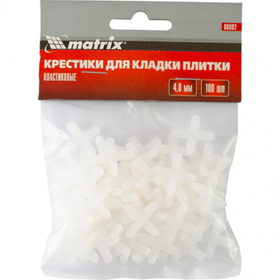 Крестики Matrix 4,0 мм для кладки плитки (88092) 100 шт