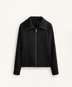 Oysho Куртка с двойной застежкой-молнией , черный