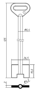 Заготовка дверняк ЗГС 1 (ZGS1D)