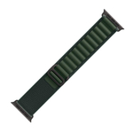 Браслет Apple Alpine Loop, тёмно-зелёный с чёрной пряжкой, для Apple Watch 44, 45, 46 мм и Ultra 2–3 (дизайн 2024) Браслет «Гора» из переработанного полиэстера с G-образной застёжкой из титана