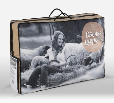 Одеяло для гостиниц овечья шерсть ИвШвейСтандарт облегченное