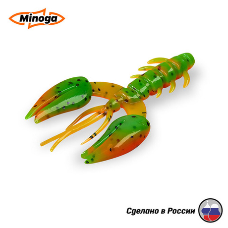 Силиконовая приманка "Minoga" JAGGER 3,0"(4шт) 75мм, 6гр, цвет 623