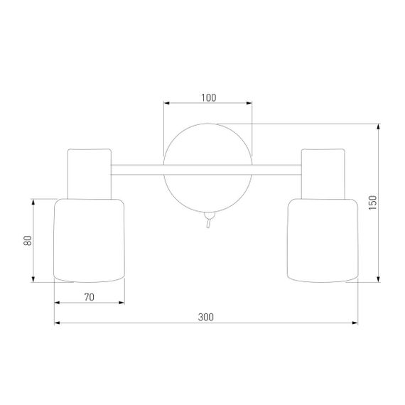 Спот Eurosvet Corso 20089/2 бронза