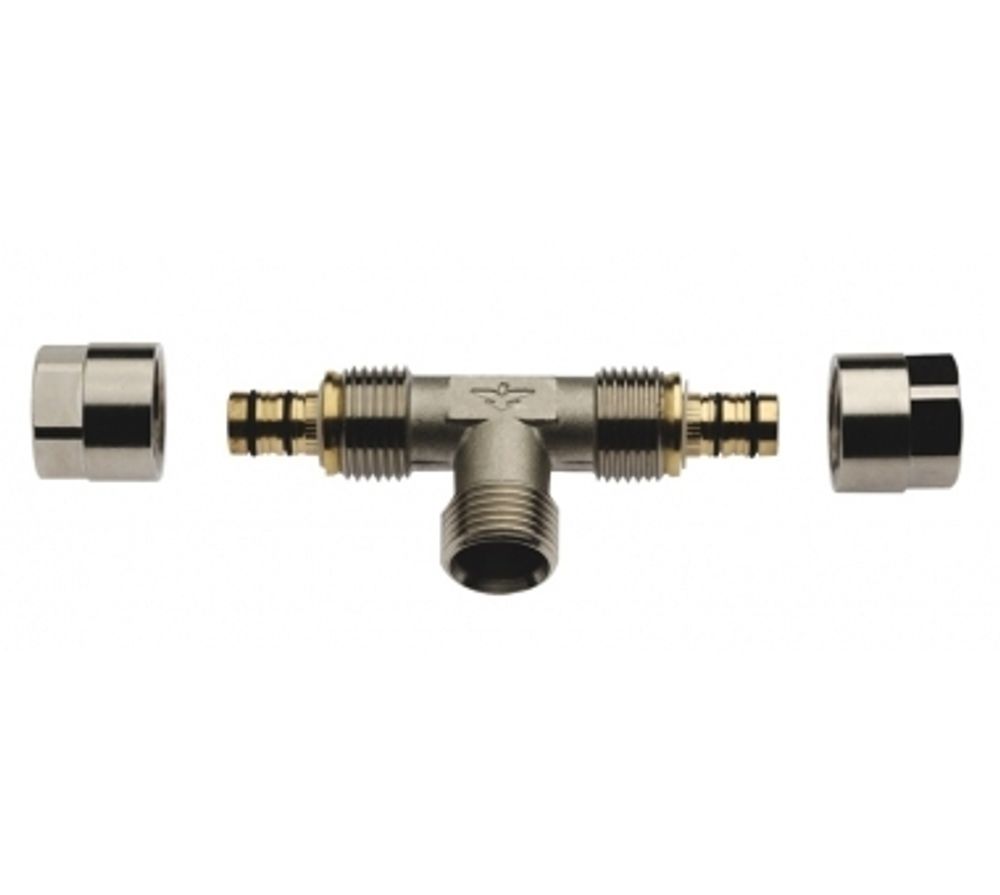 Тройник с наружной резьбой Prandelli 20х2,0х1/2&quot;