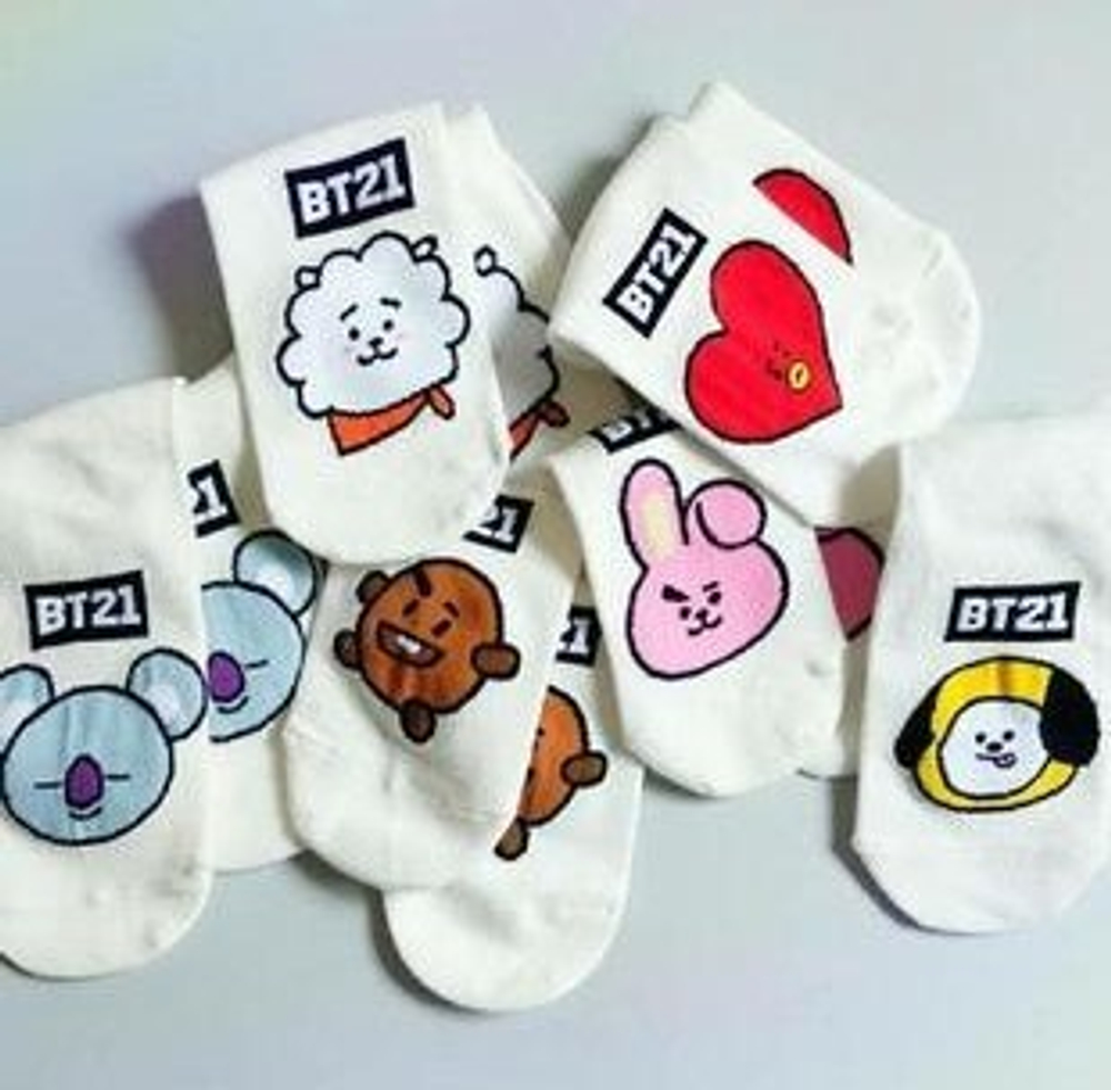 BT21 Носки с принтом 1шт