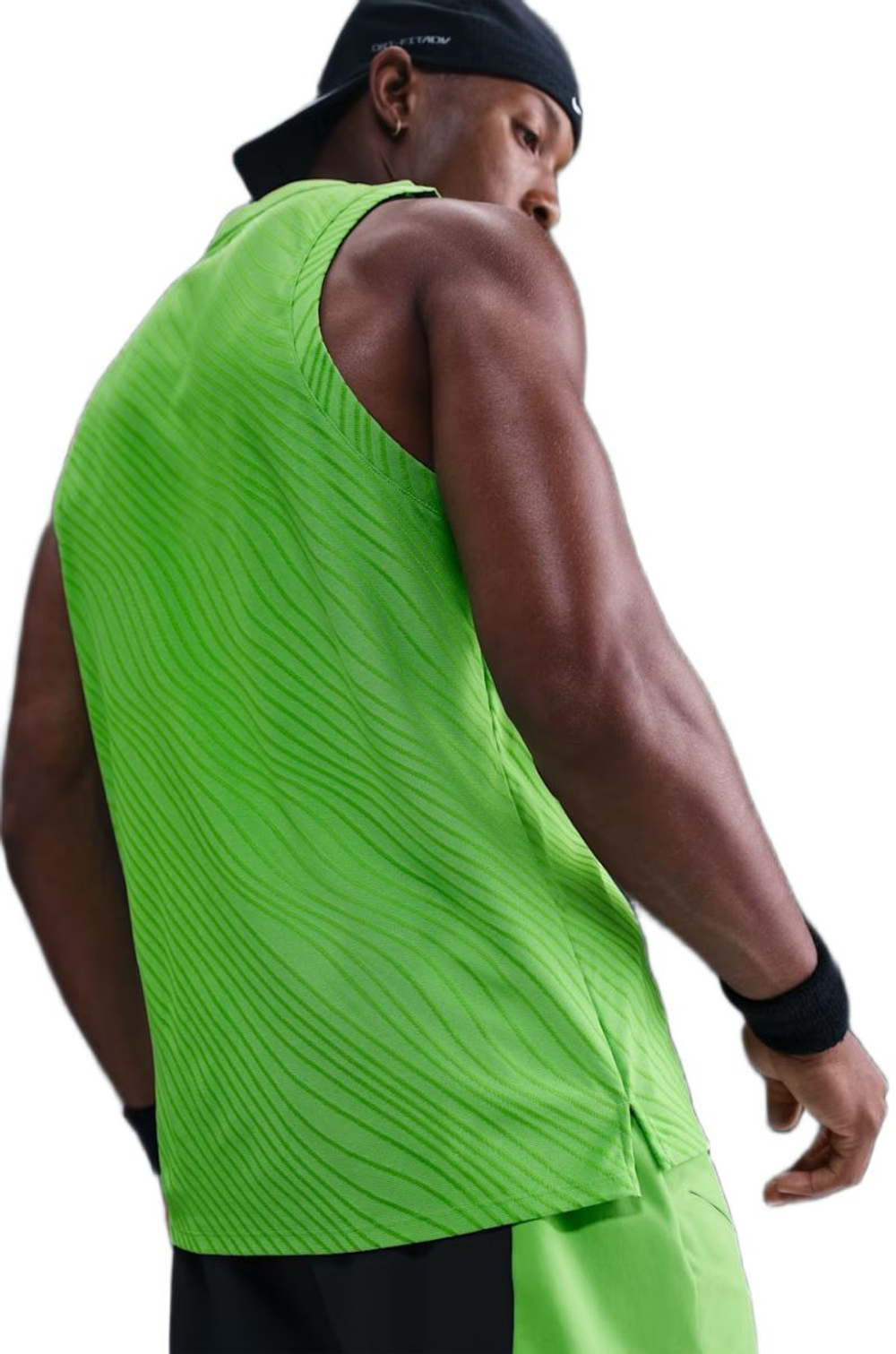 Мужская теннисная футболка Nike Court Slam Dri-FIT ADV Alcaraz - mean green/black