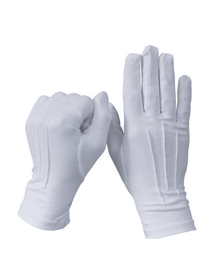 [М] Перчатки парадные "Кадетские" белые