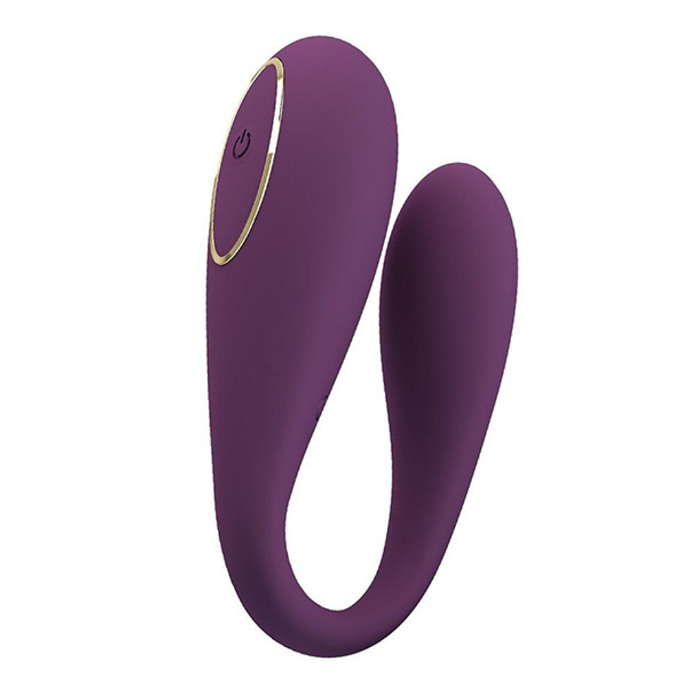 Фиолетовый вибратор для двоих Pretty Love August BI-014582HP-1