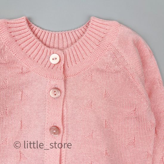 Комбинезон вязаный Персиковый