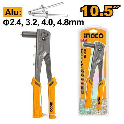 Зaклeпoчник 260 мм 2.4мм, 3.2мм, 4мм, 4.8мм SUPER INGCO HRS108