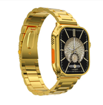 Смарт-часы Hi Watch Plus S9 Gold (2 браслета/беспр. заряд)