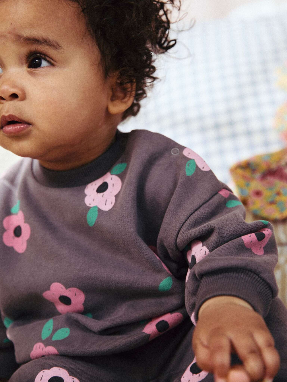 Свитшот и спортивные брюки в комплекте для малышей Next B77-493, Серый