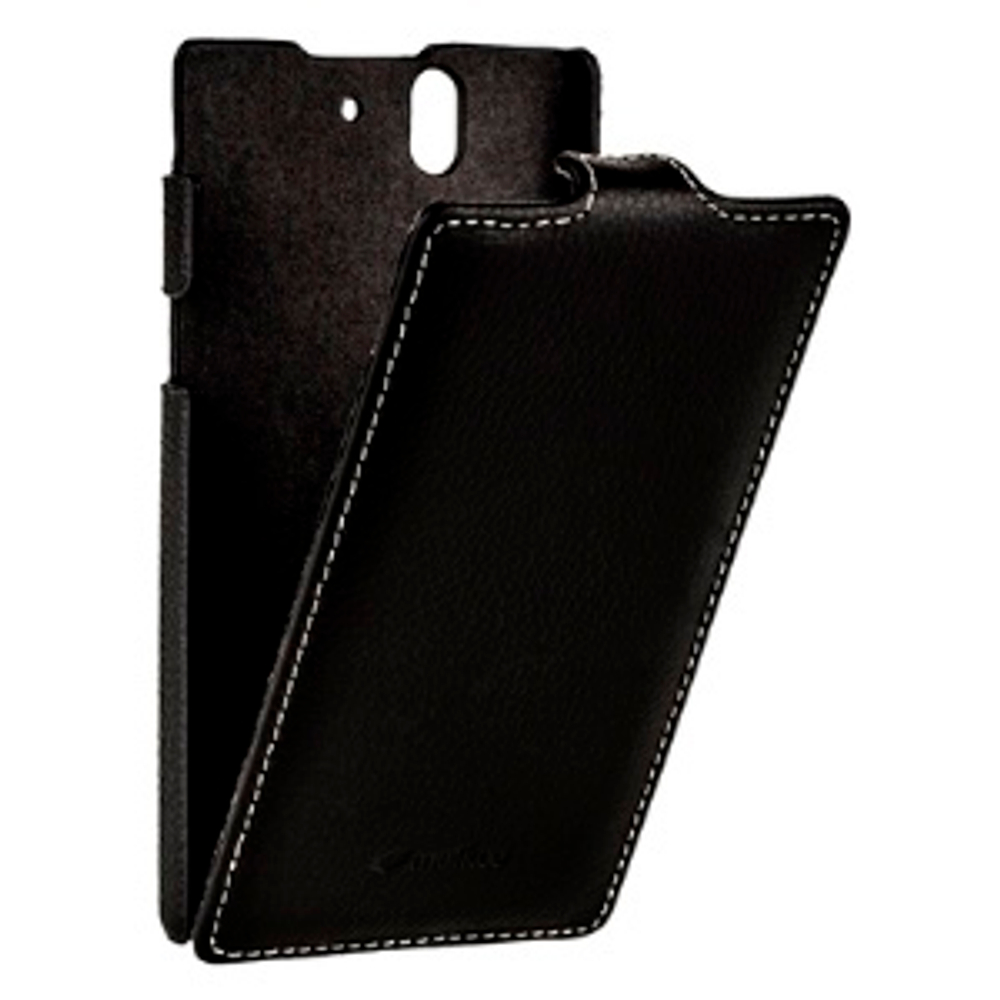 Чехол Melkco для Sony Xperia Z Leather Case Jacka Type (Black LC) (53634)