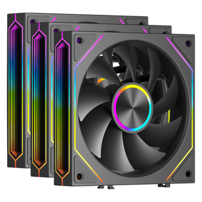 Вентилятор для корпуса PCCooler F3 X120 ARGB BK 3IN1 3x120mm 800-1800±10% RPM Black