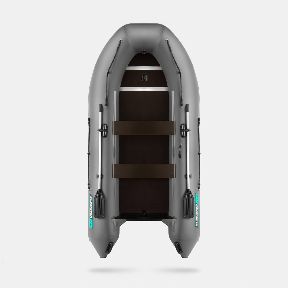 Надувная лодка GLADIATOR B330 тёмно-серый