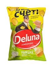 Кукурузные снеки Deluna Сметана и лук 85 г