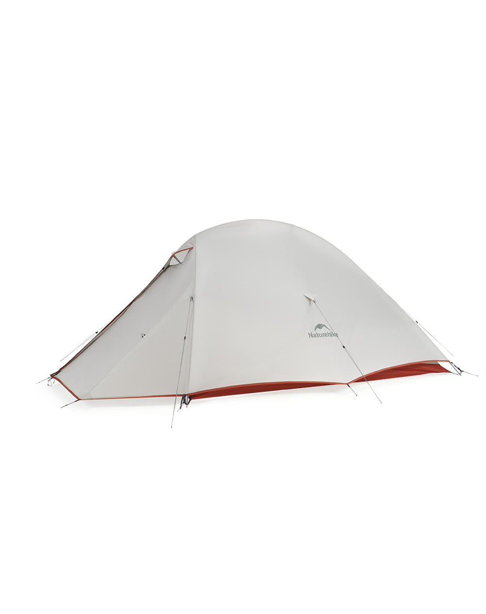 Палатка Naturehike Cloud Up Pro Si 1-местная, алюминиевый каркас, сверхлегкая, серо-красная, CNK2350WS020-1LGR