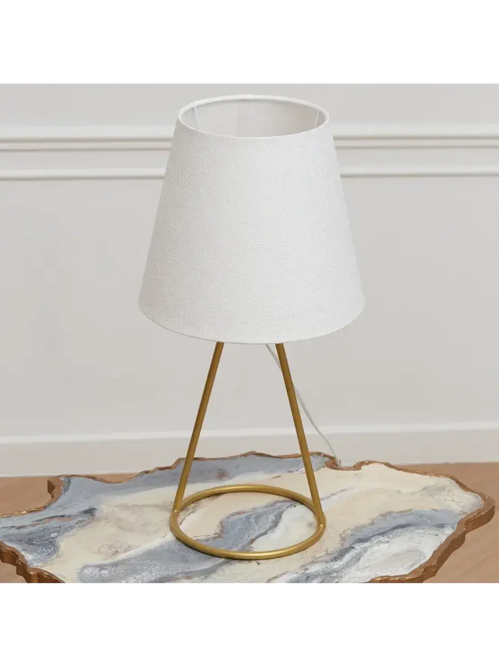 Настольная лампа с абажуром светильник прикроватный