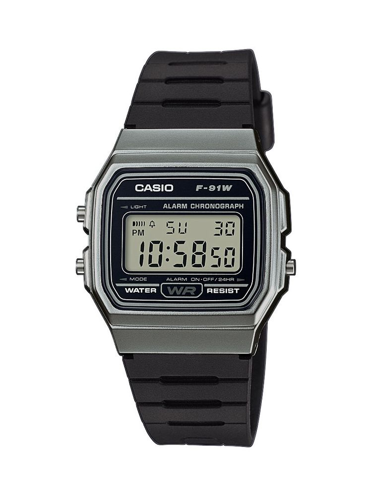 унисекс наручные часы Casio F-91WM-1B