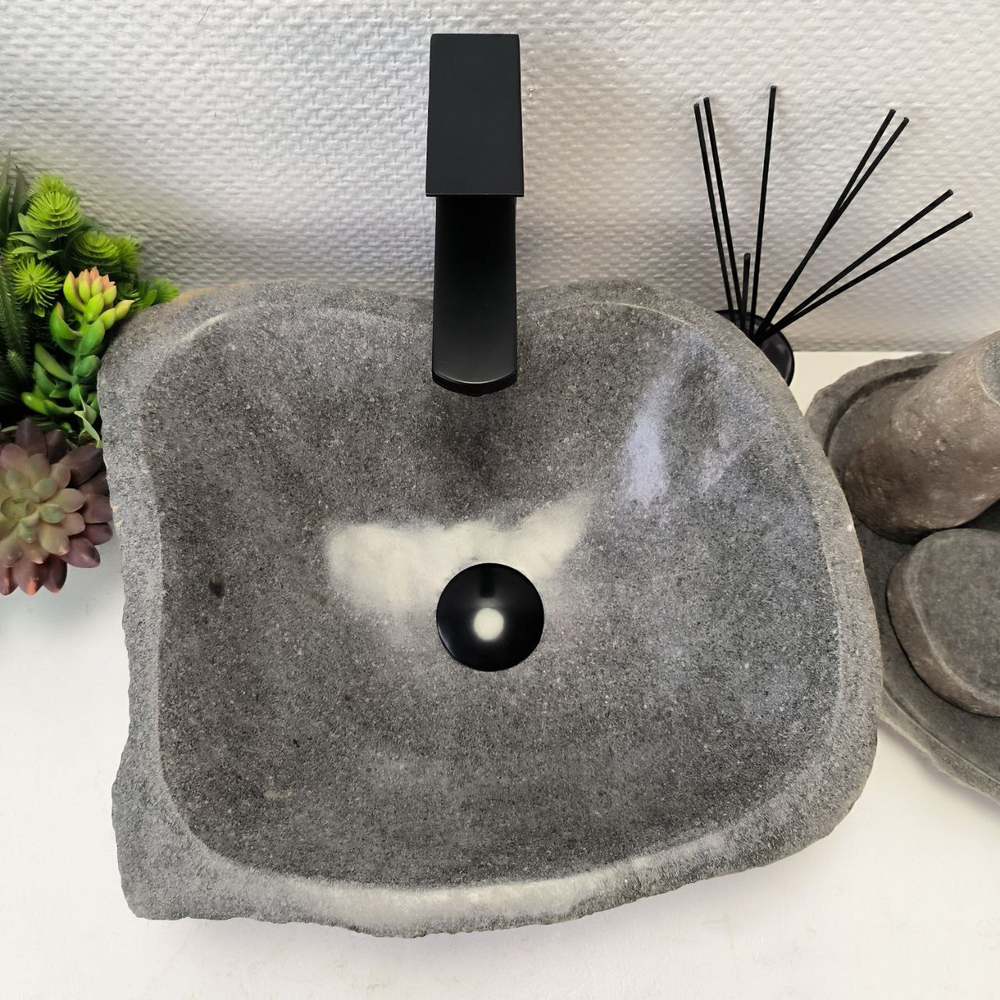 Раковина из речного камня RS-63895 (40*35*15) 0120