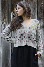 Описание по вязанию кардигана спицами "Savory"