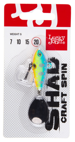 Тейл-спиннер Lucky John SHAD CRAFT SPIN 20г, цвет 015