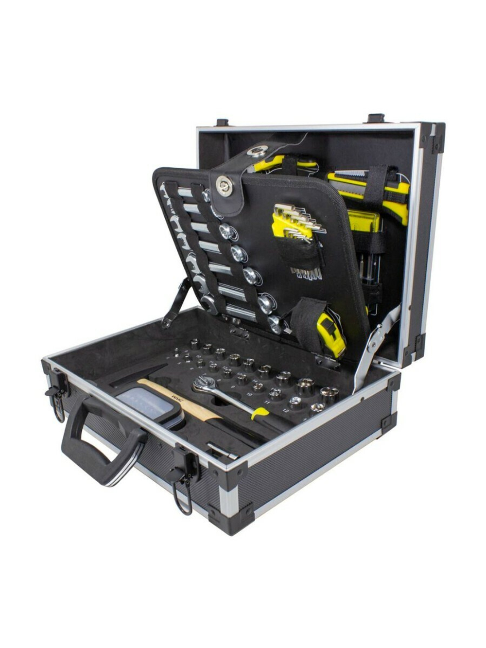 Набор инструментов 91пр. 1/4''3/8''(6гр)(4.5-19мм),в аллюм. чемодане WMC TOOLS WMC-1091