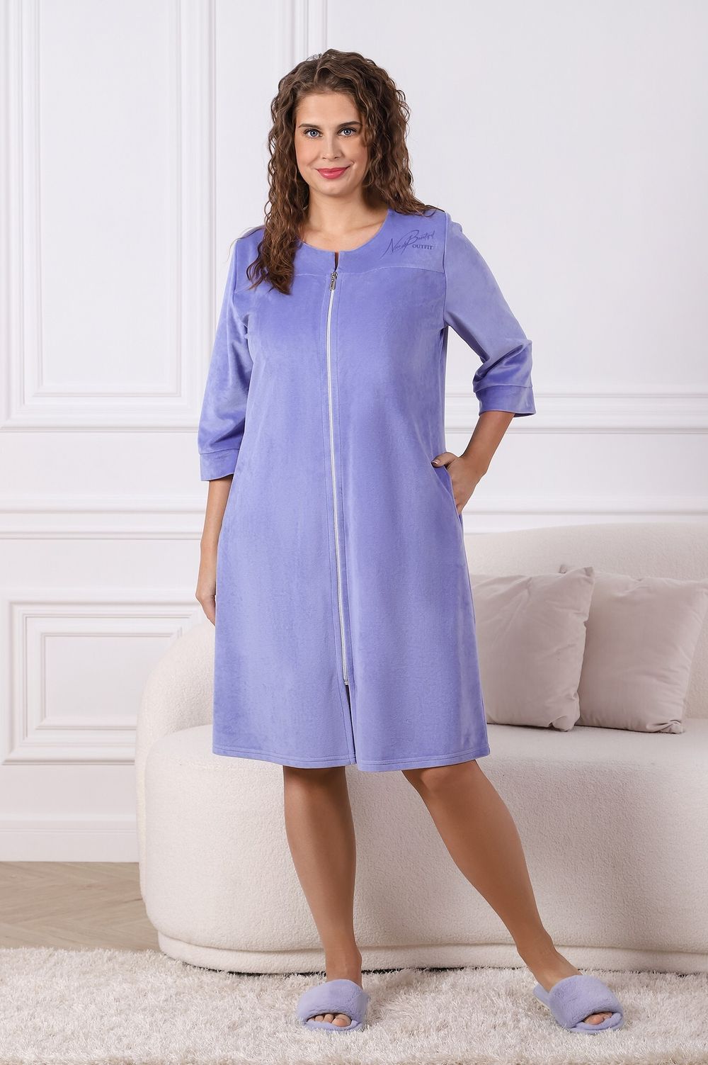 Халат Джина Виотекс ГОЛУБОЙ