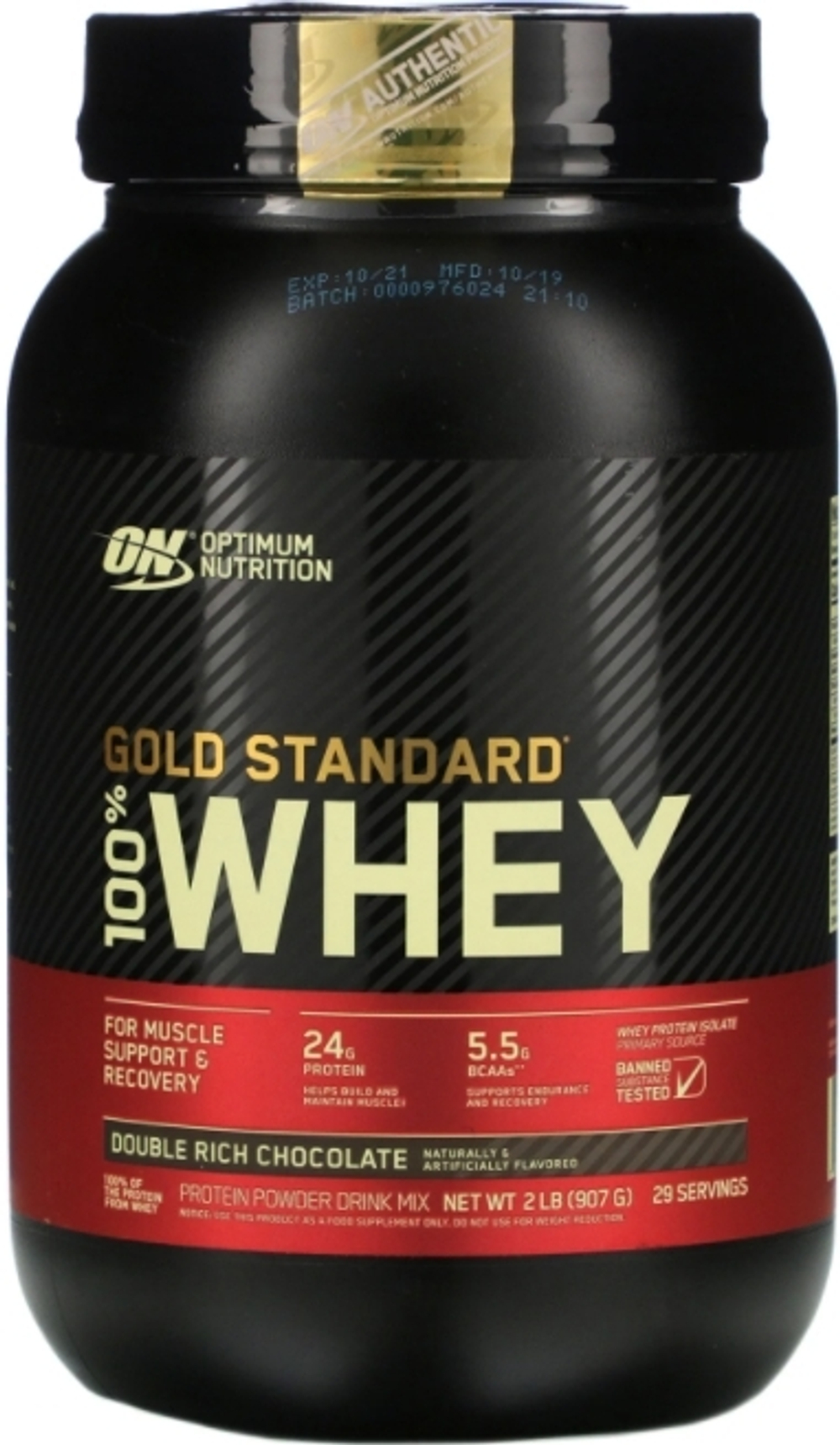 Optimum Nutrition - Whey Protein Gold Standard 907g (delicious strawberry)