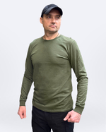 Футболка лонгслив с длинным рукавом олива