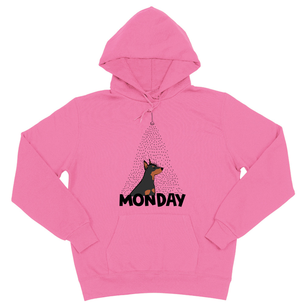 Толстовка "Цвергпинчер в понедельник"