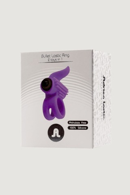 Adrien Lastic Bullet Lastic Ring - Эрекционное кольцо с вибрацией