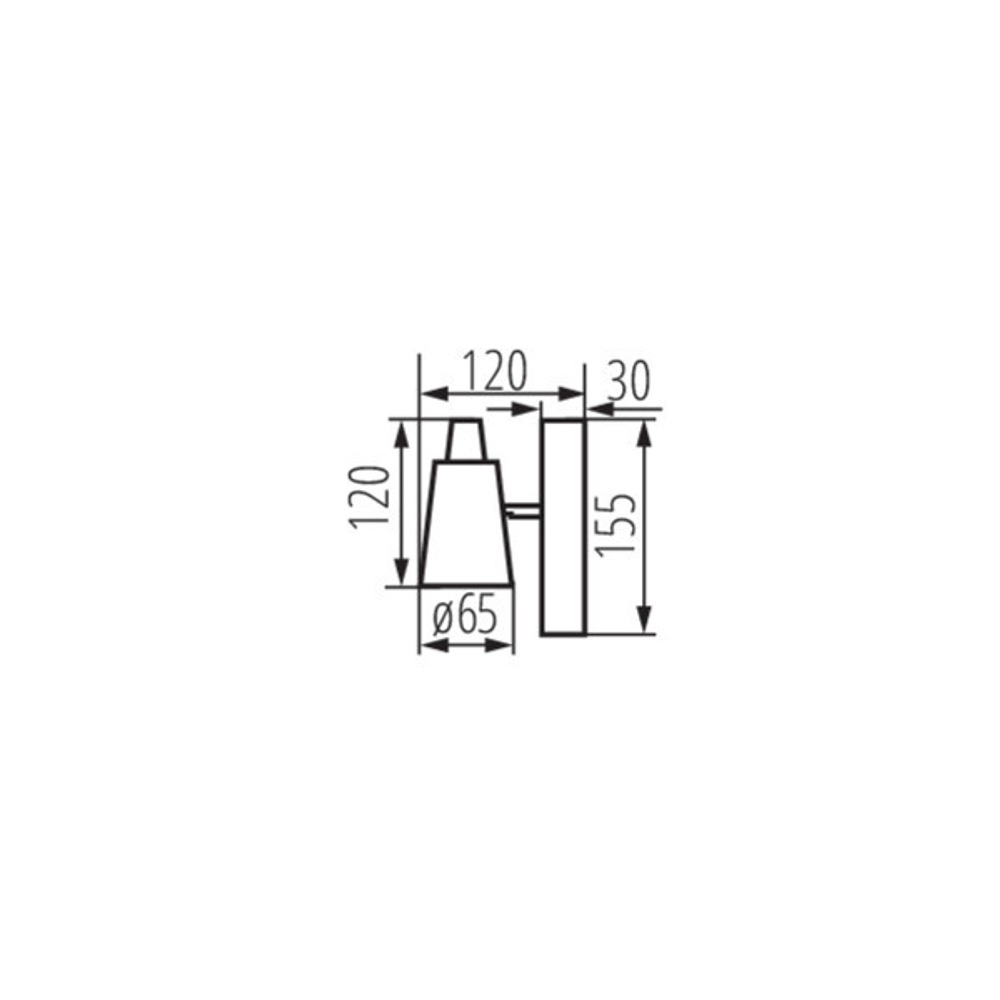 Настенный спот KANLUX SEMPRA EL-1I W-SR