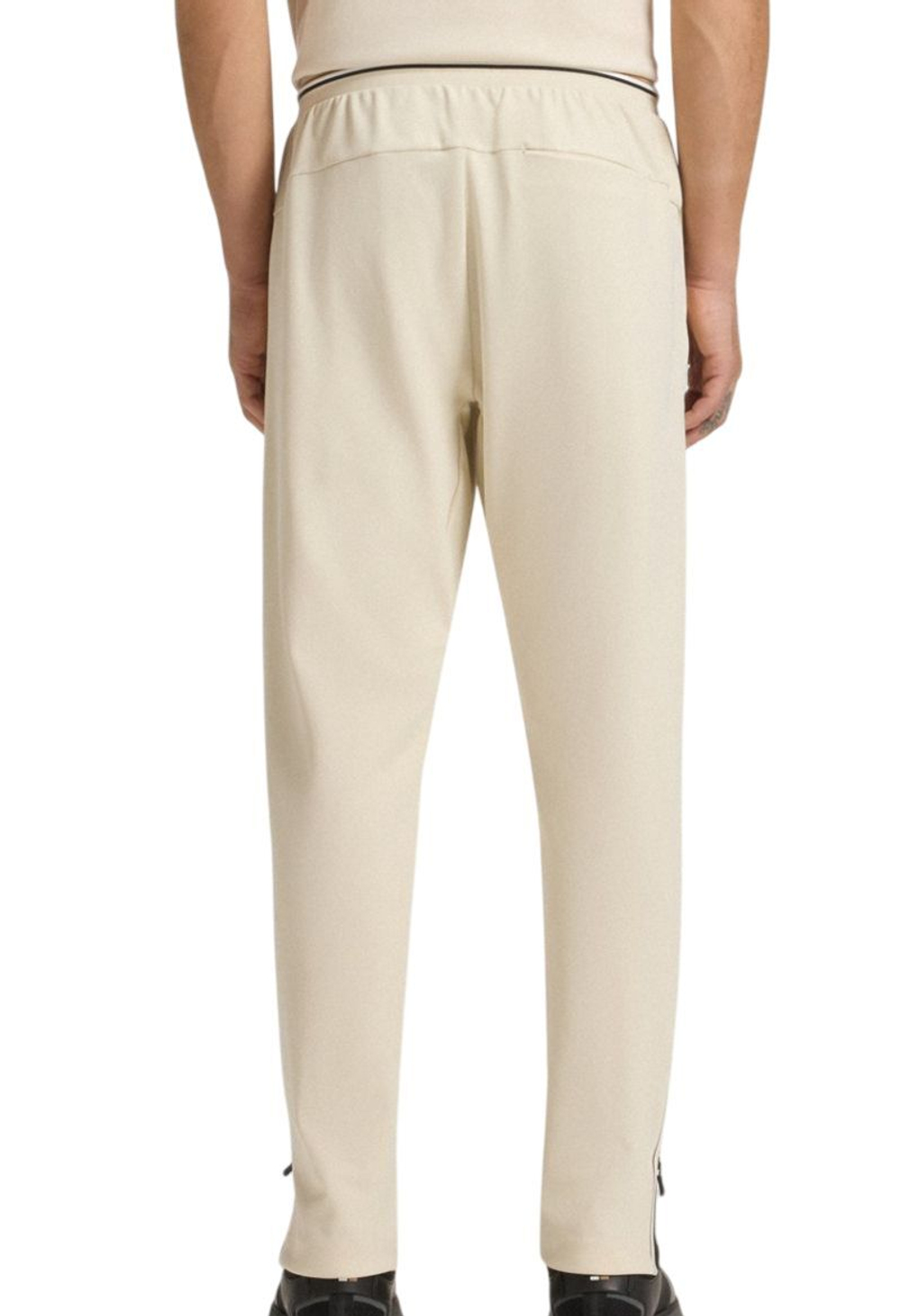 Теннисные брюки BOSS Active Stretch-Gabardine Bottoms With Thermoregulating Technology - open white