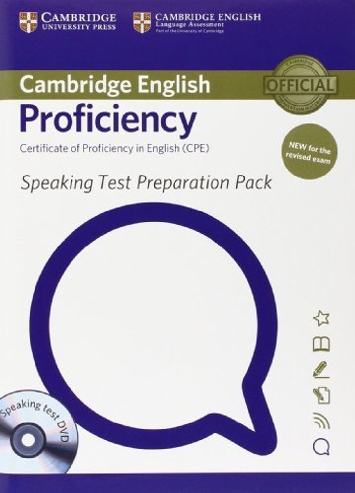 Speaking Test Preparation Pack for Cambridge English Proficiency for updated exam Paperback with DVD