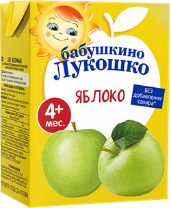 Сок Бабушкино Лукошко яблоко осветлённый 200мл с 4 месяцев